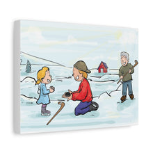 Load image into Gallery viewer, Generations of Hockey Canvas Art - Family Ice Skating Decor