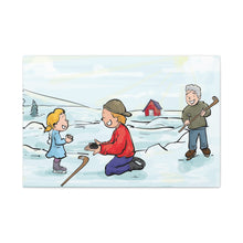 Load image into Gallery viewer, Generations of Hockey Canvas Art - Family Ice Skating Decor
