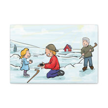 Load image into Gallery viewer, Generations of Hockey Canvas Art - Family Ice Skating Decor