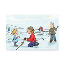Load image into Gallery viewer, Generations of Hockey Canvas Art - Family Ice Skating Decor