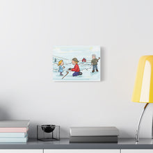 Load image into Gallery viewer, Generations of Hockey Canvas Art - Family Ice Skating Decor