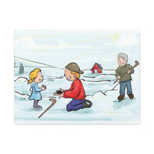 Load image into Gallery viewer, Generations of Hockey Canvas Art - Family Ice Skating Decor