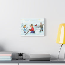 Load image into Gallery viewer, Generations of Hockey Canvas Art - Family Ice Skating Decor