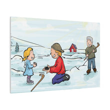 Load image into Gallery viewer, Generations of Hockey Canvas Art - Family Ice Skating Decor