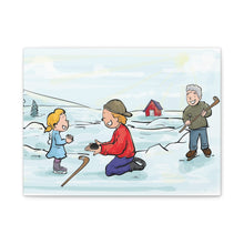 Load image into Gallery viewer, Generations of Hockey Canvas Art - Family Ice Skating Decor