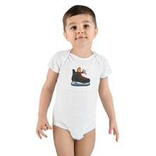 Load image into Gallery viewer, Skate Baby Bodysuit - Organic Onesie for Little Ice Hockey Fans
