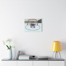 Load image into Gallery viewer, Hockey Goalie Matte Canvas Wall Art - Fun Ice Hockey Decor for Sports Lovers

