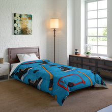Load image into Gallery viewer, Hockey-Themed Comforter for Sports Lovers | Cozy Blanket for Fans
