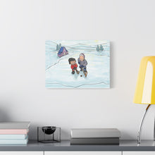 Load image into Gallery viewer, Winter Hockey Kids Canvas Wall Art - Perfect for Sports Lovers and Family Decor
