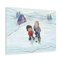 Load image into Gallery viewer, Winter Hockey Kids Canvas Wall Art - Perfect for Sports Lovers and Family Decor
